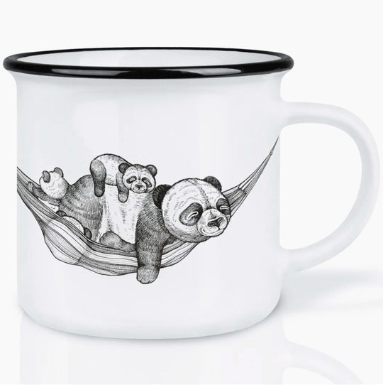 Hochwertige Keramiktasse - Weihnachts-Waschbär-Magier