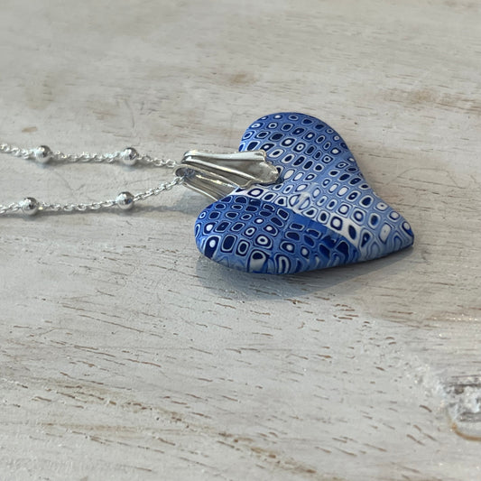 Marégraphie -hand sculpted Mini heart by Stephanie Fraselle - Artisan Jewellery Design