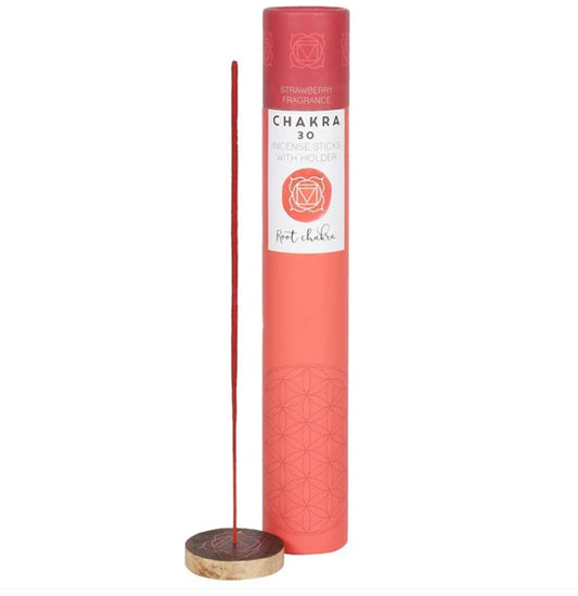 Varitas de incienso con fragancia de fresa - Chakra raíz