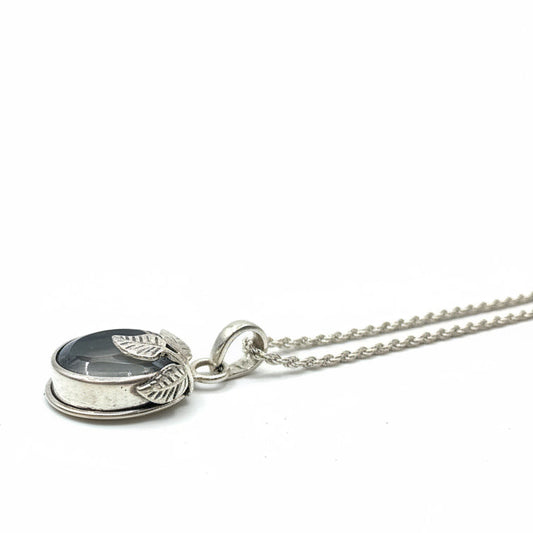 10CT Natural White Topaz  925 Sterling Silver Necklace