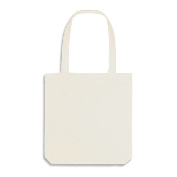 Jute bag - Rita the Cow - RECYCLED cotton.