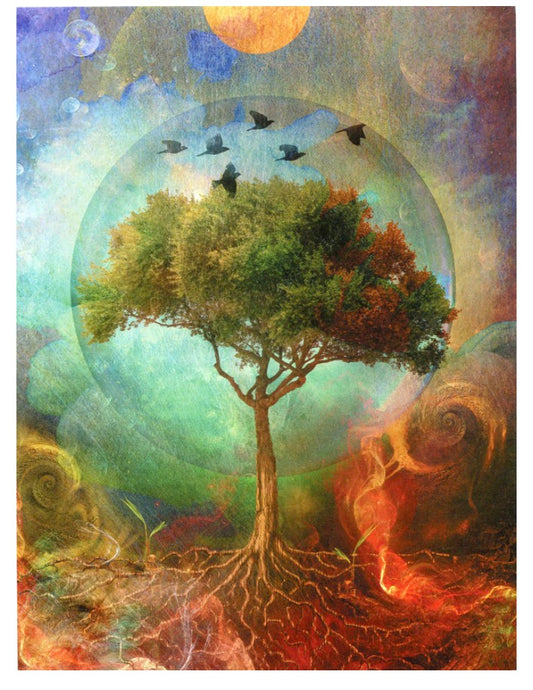 Tree Of Life Greeting Card (No Message)