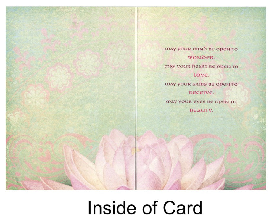 Open Greeting Card (Encouragement Message)