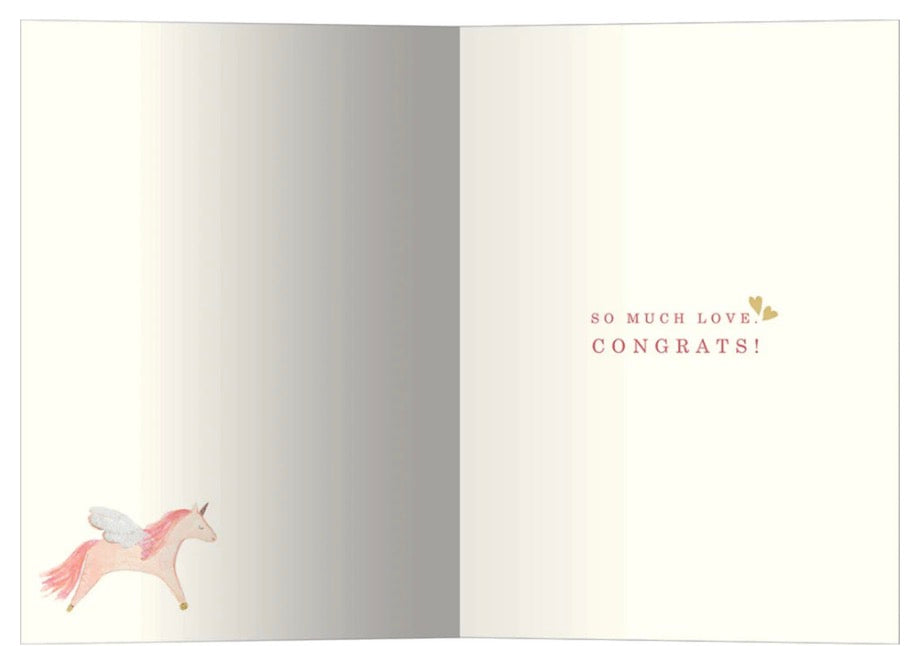 Sweet Baby Girl Greeting Card (New Baby)