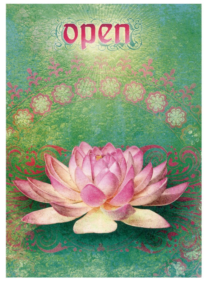 Open Greeting Card (Encouragement Message)