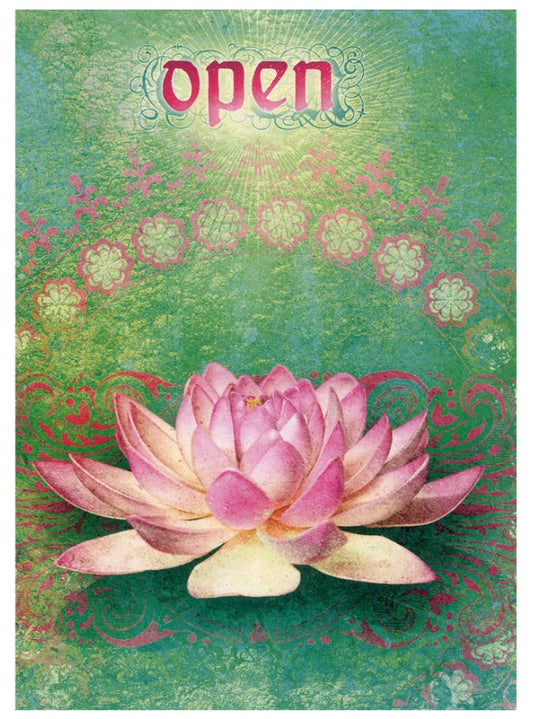 Open Greeting Card (Encouragement Message)