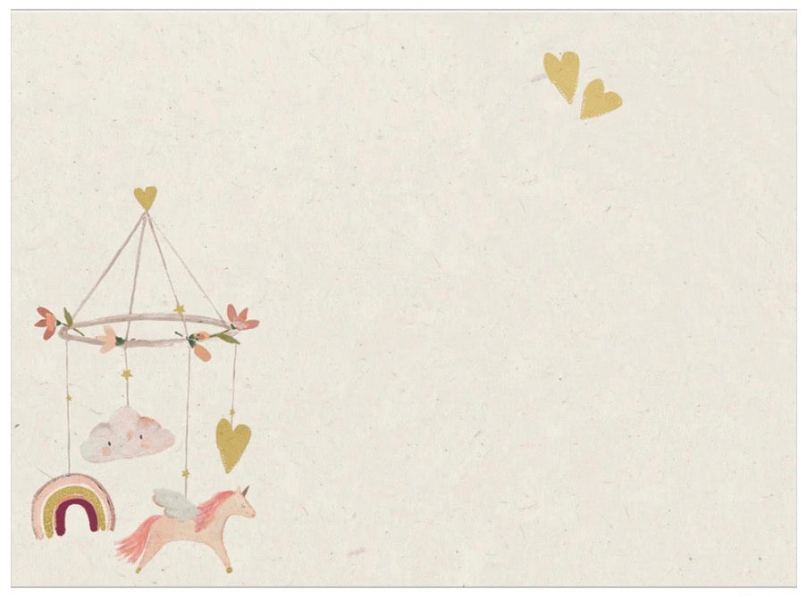 Sweet Baby Girl Greeting Card (New Baby)