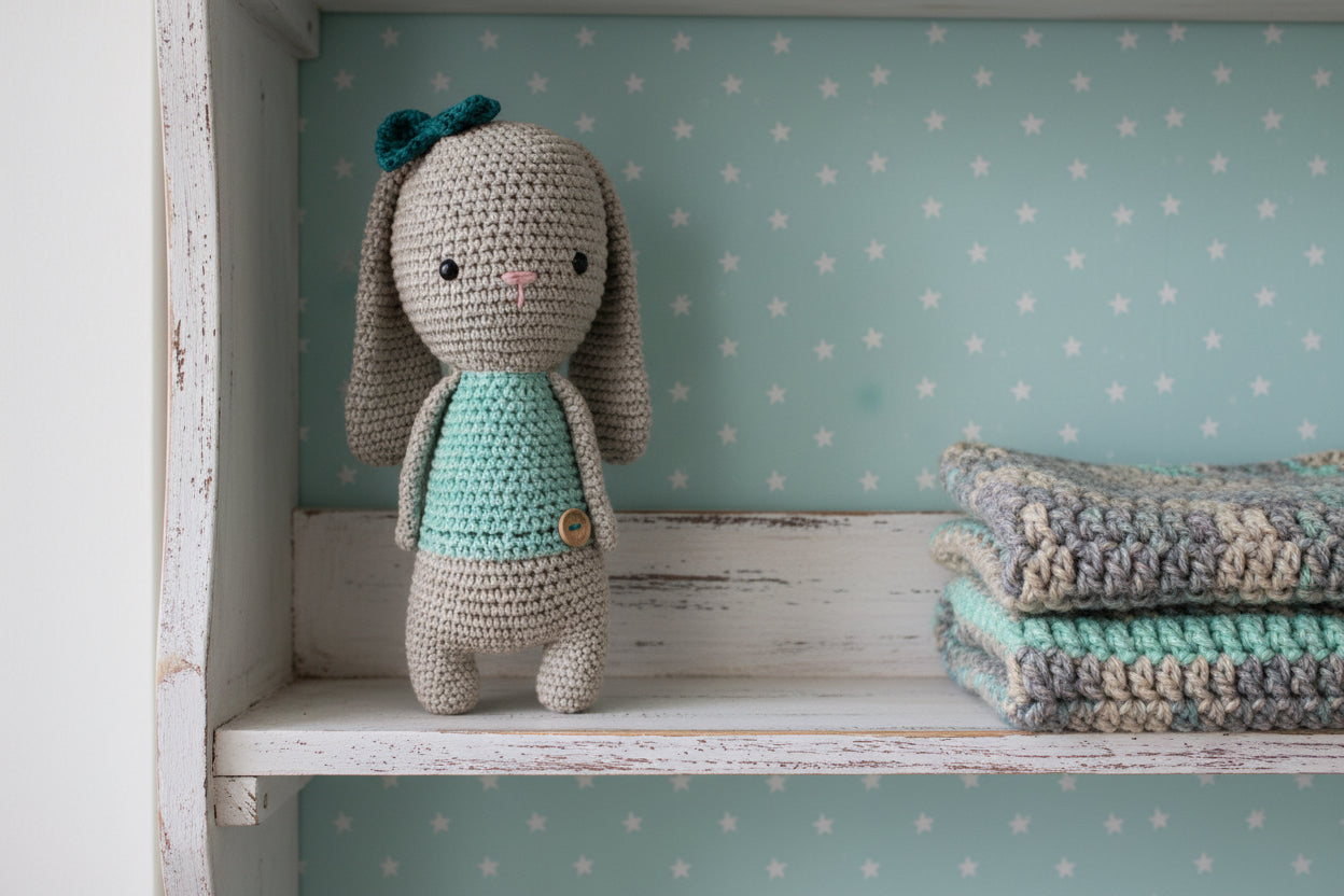 Amigurumi handcrafted toy | Bunny | FLOPSY