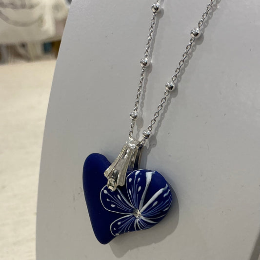 Marégraphie -sculpted Bloom Mini heart by Stephanie Fraselle - Artisan Jewellery Design