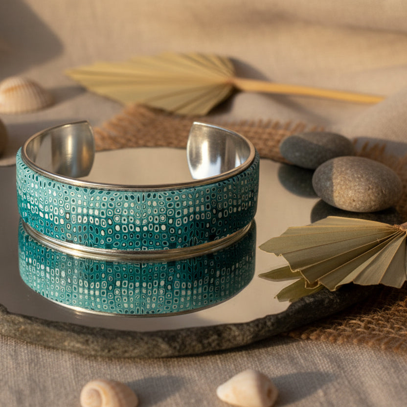 Tranquility|Mosaic|Medium Cuff
