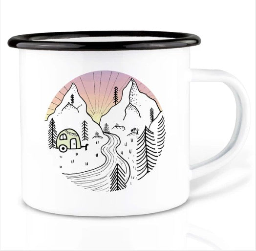 Enamel cup - Camping