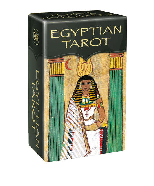 MINI EGYPTIAN Tarot by Pietro Alligo and Silvana Alasia - Multilingual edition.