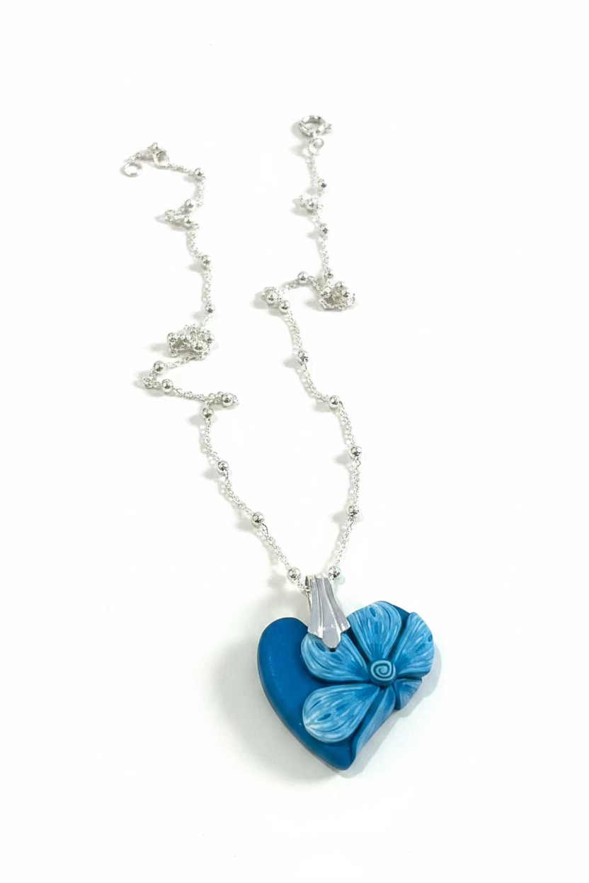 Mini heart | Bloom | Tranquility |Teal