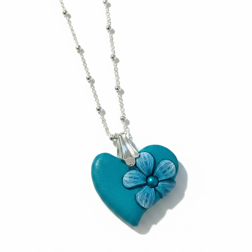 Mini heart | Bloom | Tranquility |Aqua Pearl