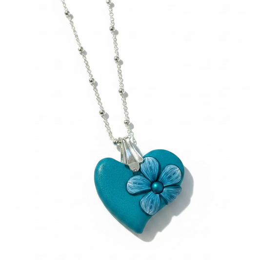 Mini heart | Bloom | Tranquility |Aqua Pearl