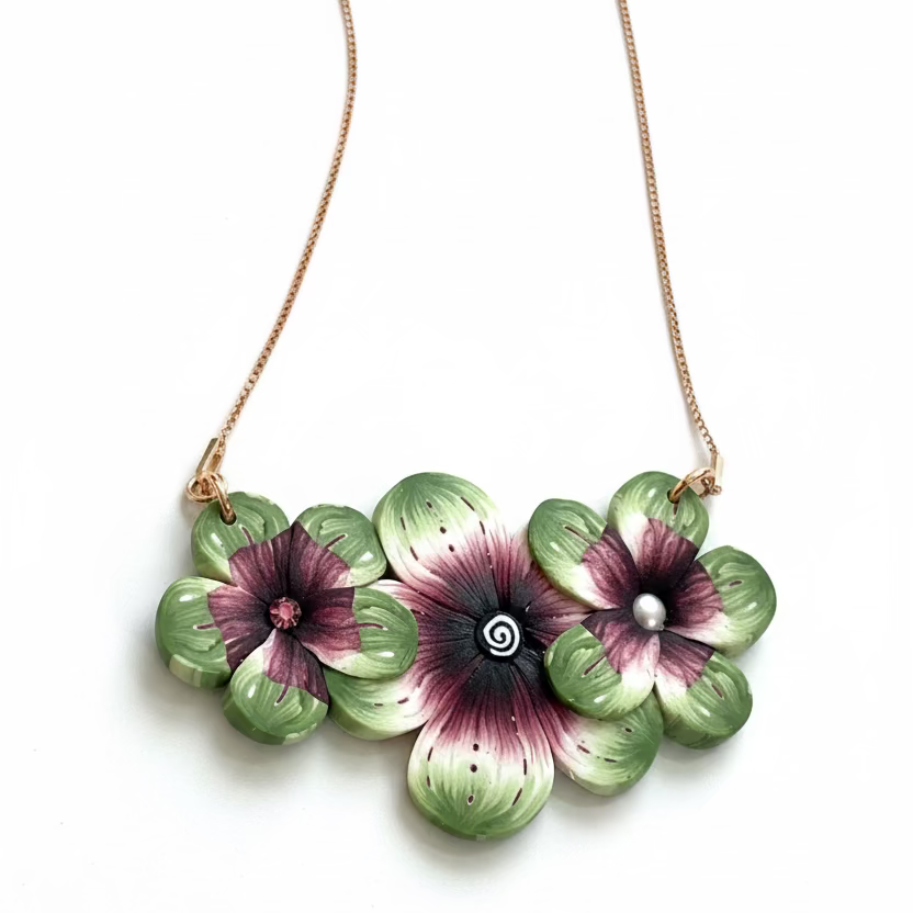 Enchanted Garden | Flower Cluster Pendant