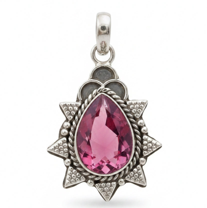 Sterling silver Pendant | Amethyst 6ct