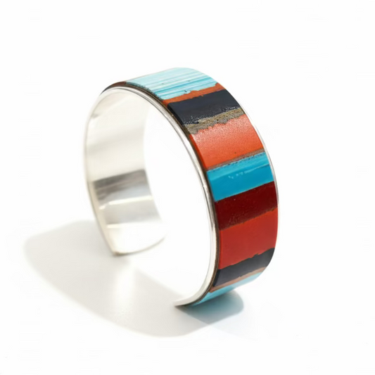 Brazalete tipo brazalete “Moroccan Spice” de Stephanie Fraselle - Diseño de joyería artesanal