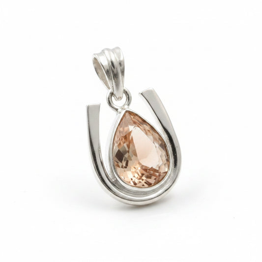 Natural 5 Carat Pink Amethyst | Solid Sterling 925 Silver
