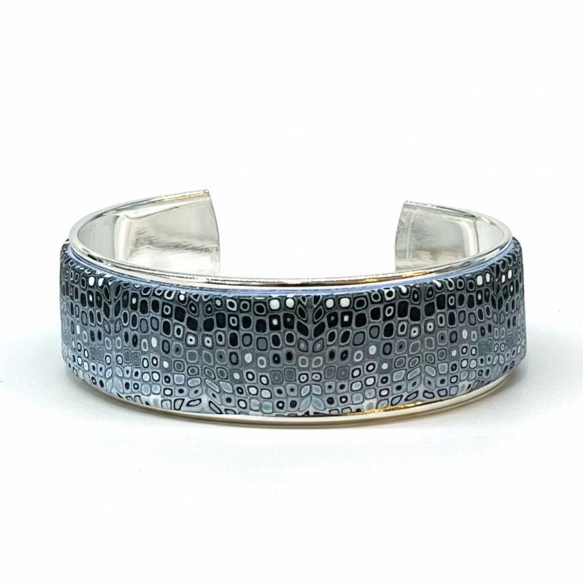 Blue Denim|Mosaic|Medium Cuff