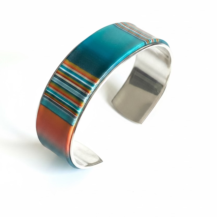 Brazalete tipo brazalete “Moroccan Spice” de Stephanie Fraselle - Diseño de joyería artesanal