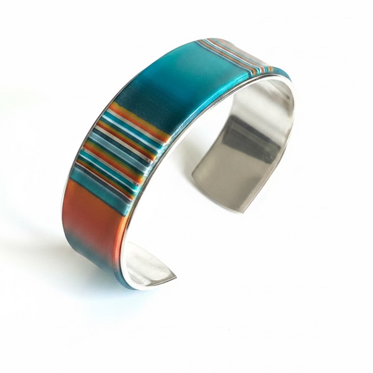 Brazalete tipo brazalete “Moroccan Spice” de Stephanie Fraselle - Diseño de joyería artesanal