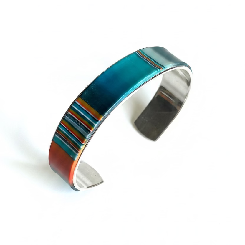 Brazalete tipo brazalete “Moroccan Spice” de Stephanie Fraselle - Diseño de joyería artesanal