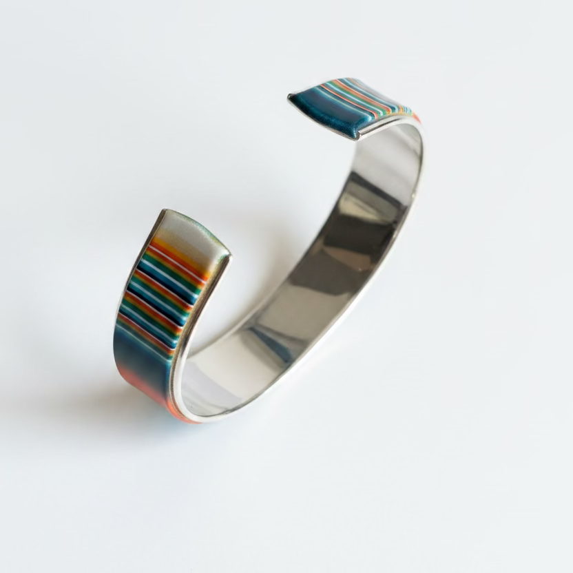 Brazalete tipo brazalete “Moroccan Spice” de Stephanie Fraselle - Diseño de joyería artesanal