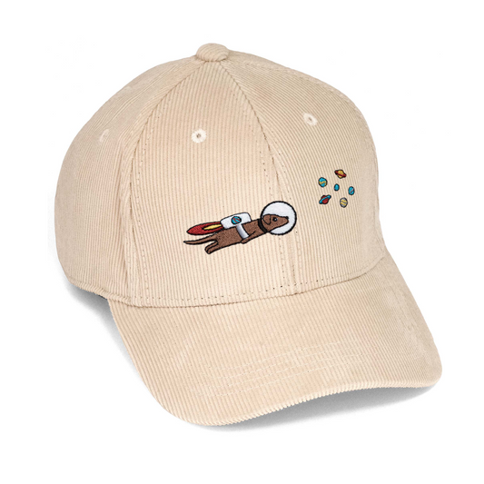Lottie the Astrodog Cord Cap – Organic Cotton