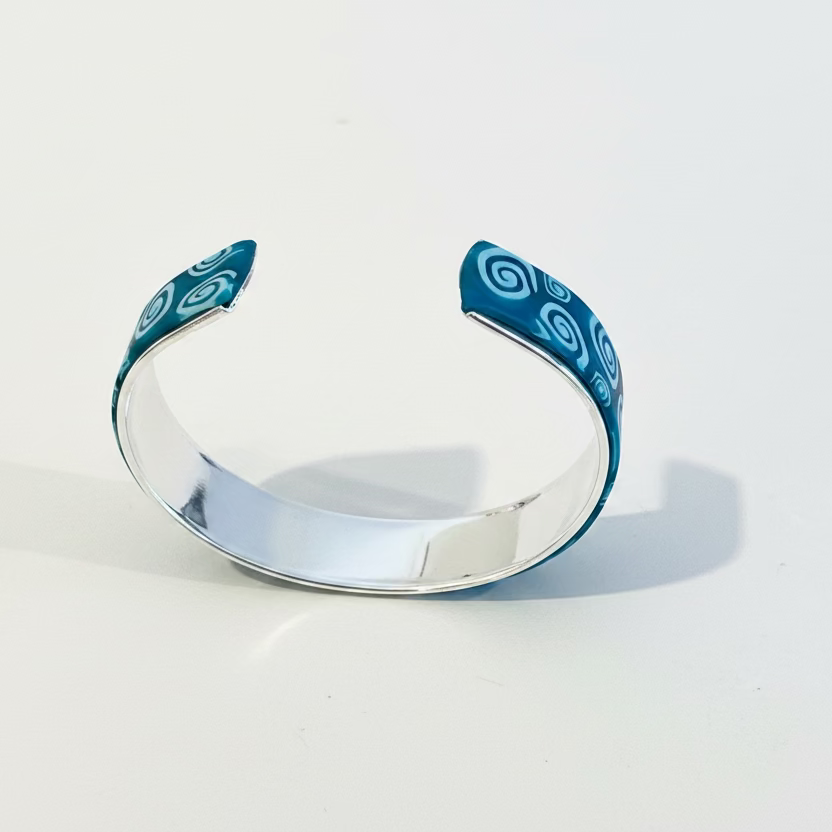 Tranquility | Bracelet cuff | Slim | Swirl