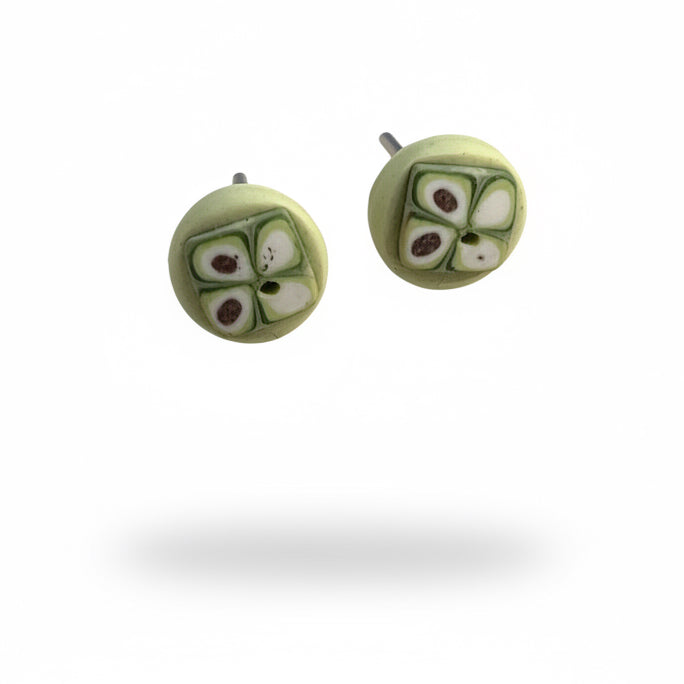 Laurisilva | Dimensional Sterling Silver Stud Earrings 8mm