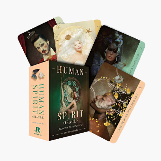 Card deck- The Human Spirit Oracle, Learning to reconnect By: Jena Dellagrottaglia and Laurence Toner