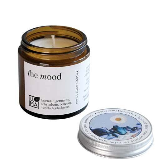 The Mood Candle – Herbal Soy Candle with Lavender & Vanilla