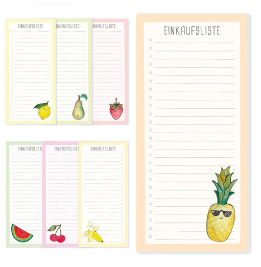 Notepad - Fruit Salad - RECYCLED PAPER