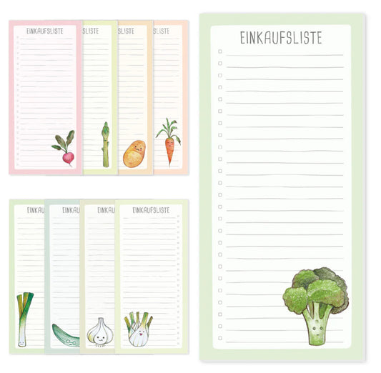 Notepad - Vegetable Platter - RECYCLED PAPER