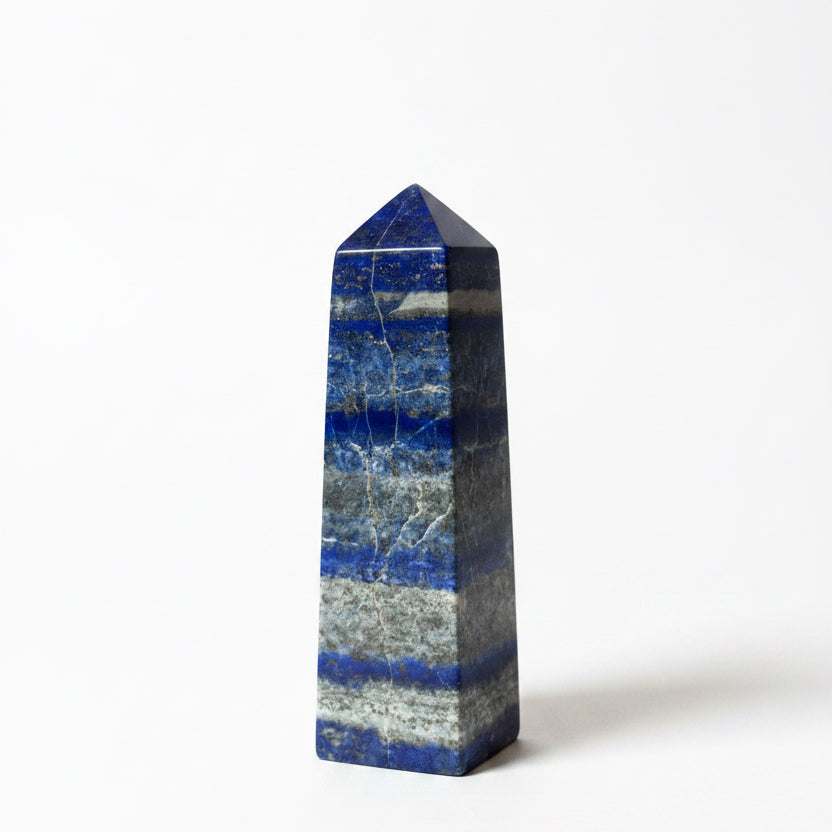 Obelisco de lapislázuli 14X4X4cm