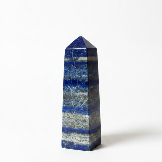 Obelisco de lapislázuli 14X4X4cm