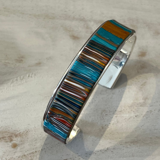 “Moroccan Spice”  Bracelet cuff by Stephanie Fraselle - Artisan Jewellery Design
