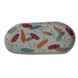 Tutto Serving Tray handcrafted in ceramic by European artisan ceramicist