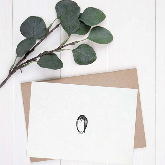 Postcard - Penguin Drama