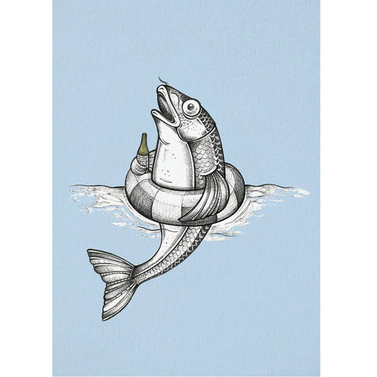 Postcard - Bernie The Dolphin
