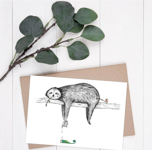 Postcard - Sloth