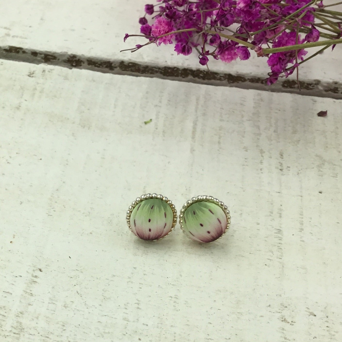 „Enchanted Garden“ 925 STERLING SILBER OHRRINGE - handgefertigt - von Stephanie Fraselle - Kunstvolles Schmuckdesign