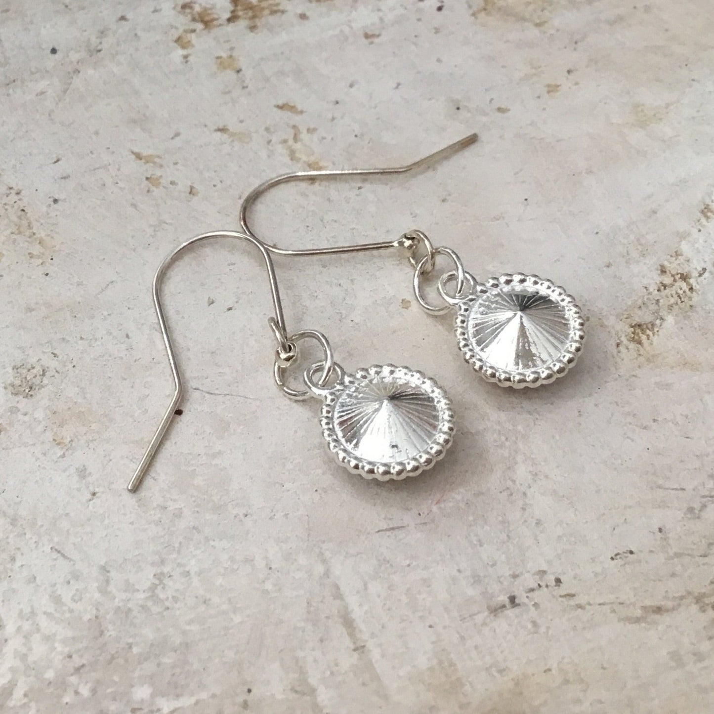 “Golden”  925 STERLING SILVER  - handmade Earring drops - by Stephanie Fraselle - Artisan Jewellery Design