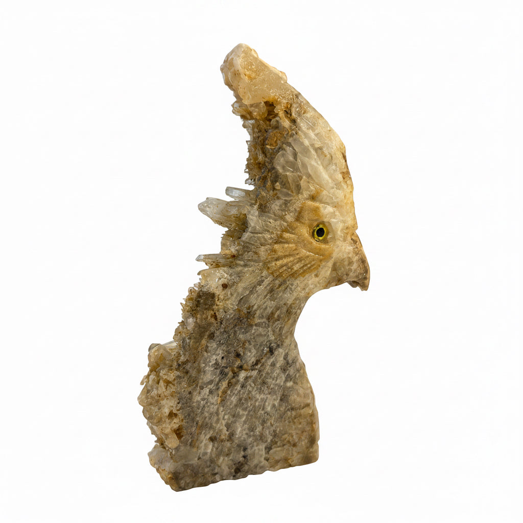 Quartz Hand Carved Eagle
